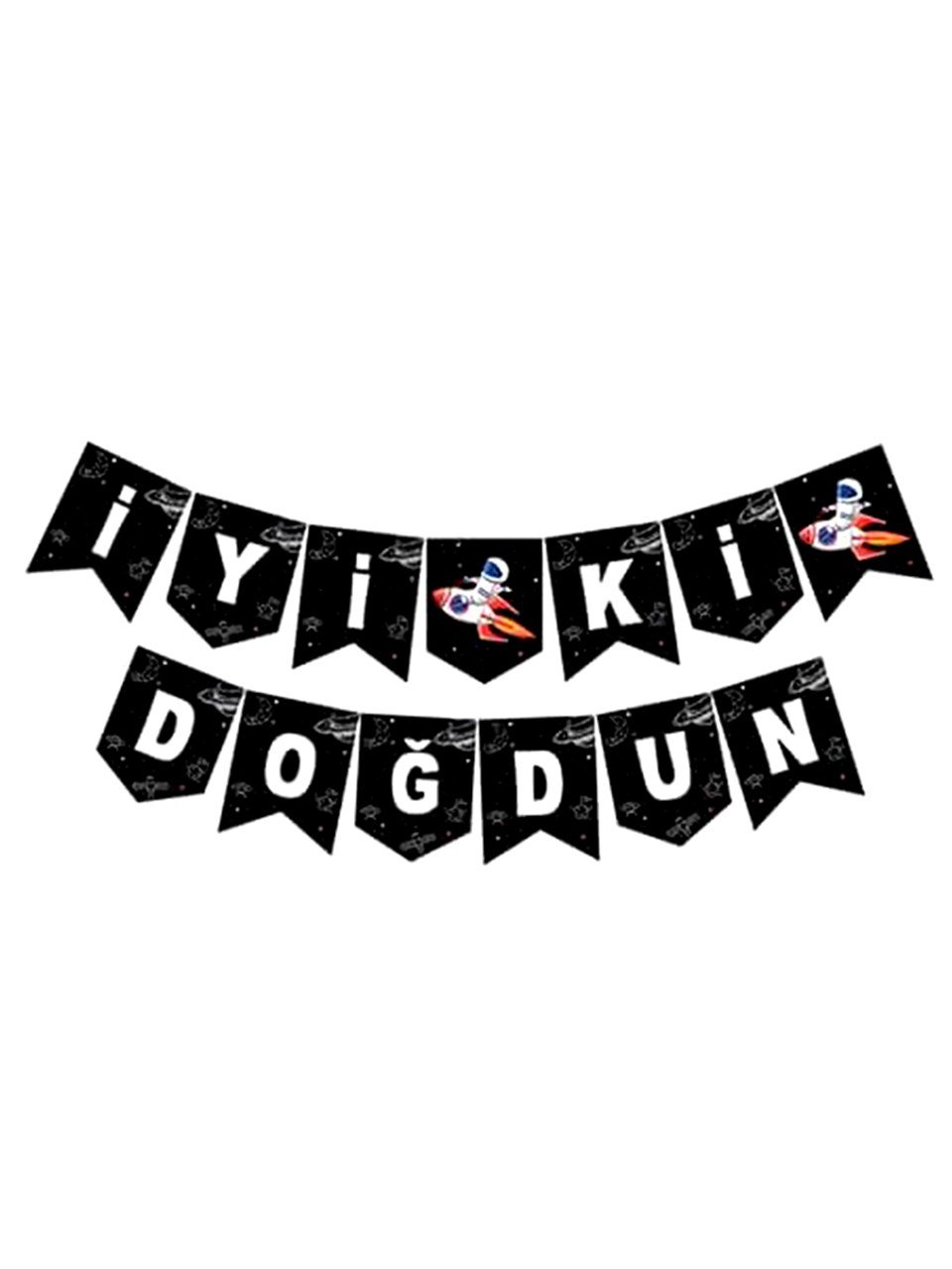 Uzay İyi Ki Doğdun Yazı