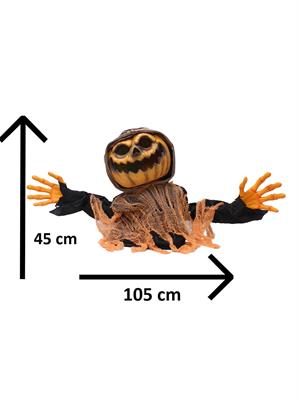 Cadılar Bayramı Hayalet Balkabağı Hareketli Müzikli Halloween Masa Üstü Parti Dekoru
