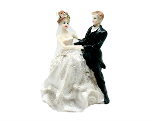 Gelin Damat Figürlü Biblo 12 Cm 50li