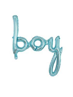Boy Mavi Folyo Balon 83x83cm