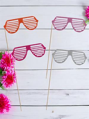 Parti Gözlüğü Simli 6Li