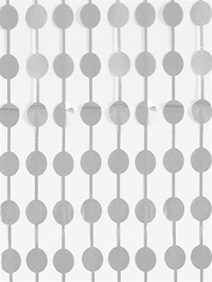 Puanlı Mat Perde Gümüş 1X2M