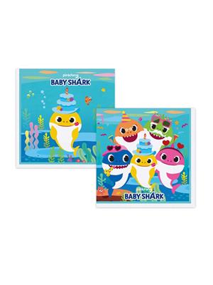 Baby Shark Temalı Peçete Doğum Günü Parti Peçetesi