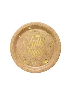 İyi Ki Doğdun Yazılı Doğum Günü Parti Tabak Bardak Set Kraft 8li