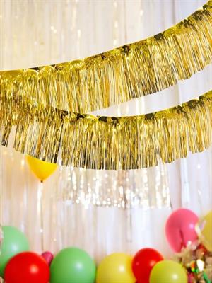 Parti Süsleri Metalize Püskül Süs Altın 2 mt