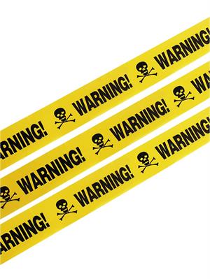 Cadılar Bayramı Uyarı Bantları Halloween Korku Bandı Parti Dekoru 6 mt