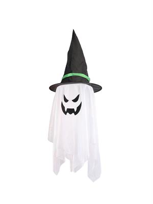 Cadılar Bayramı Şapkalı Hayalet Figürlü Asılabilir Halloween Parti Dekoru 100 cm
