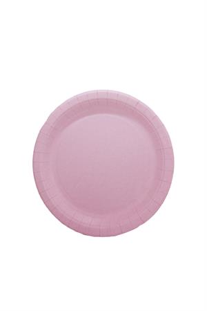 Karton Tabak Bardak Set Doğum Günü Parti Seti Pembe 8 Adet 