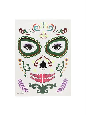 Cadılar Bayramı Yüz Dövmesi Halloween Parti Aksesuarı Dövme