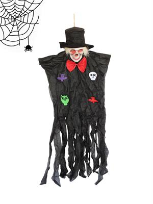 Cadılar Bayramı Kuru Kafa Papyonlu Hayalet Asılabilir Halloween Parti Dekoru 