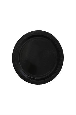 Karton Tabak Bardak Set Doğum Günü Parti Seti Siyah 8 Adet 