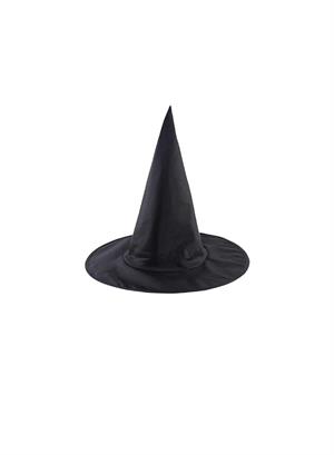 Cadılar Bayramı Çocuk Cadı Şapkası Halloween Parti Kostüm Aksesuarı Siyah  