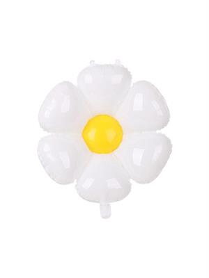 Papatya Folyo Balon Doğum Günü Parti Balonu Beyaz 50 cm