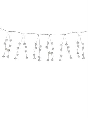 Yılbaşı Dekor Süsleri Lüks Kristal Işıltı Boncuklu Garland 110 cm