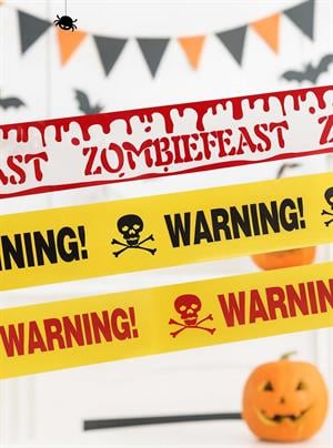 Cadılar Bayramı Uyarı Bantları Halloween Korku Bandı Parti Dekoru 6 mt 3lü