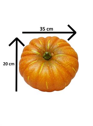 Cadılar Bayramı Yapay Balkabağı Halloween Parti Dekorasyonu 35 cm