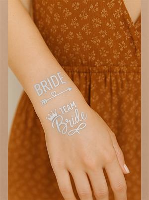 Bride To Be Karışık Dövme Bekarlığa Veda Partisi Dövme Seti Gümüş