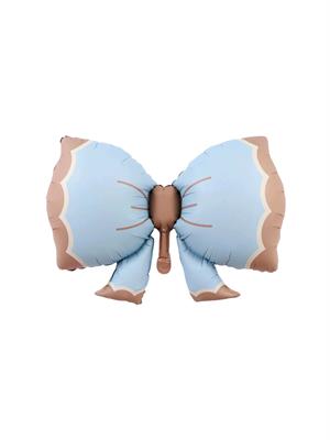 Fiyonk Figürlü Folyo Balon Retro Parti Balonu Mavi 91x60 cm