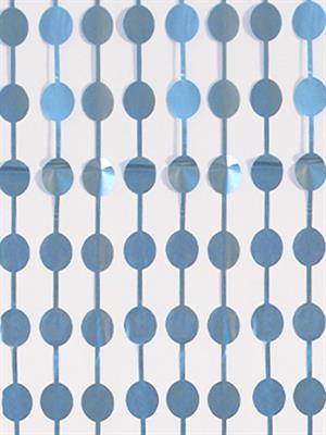 Puanlı Mat Perde Açık Mavi 1X2M