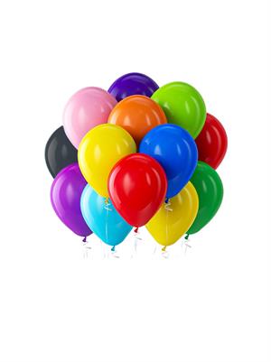 Karışık Renkli Kalisan Balon Parti Balonu 12 inc 100lü