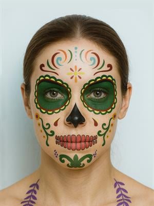 Cadılar Bayramı Yüz Dövmesi Halloween Parti Aksesuarı Dövme