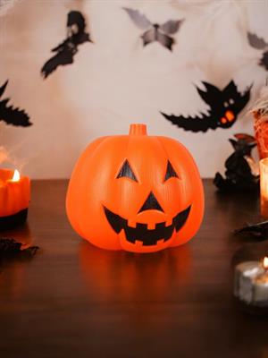 Cadılar Bayramı Işıklı Balkabağı Halloween Parti Dekorasyonu 25 cm