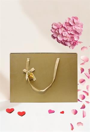 Çikolata Kutusu 88 Bölmeli Altın Renk 32x44 cm