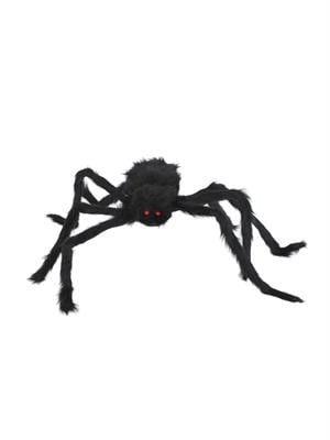 Cadılar Bayramı Peluş Örümcek Halloween Parti Dekoru Siyah 75 cm