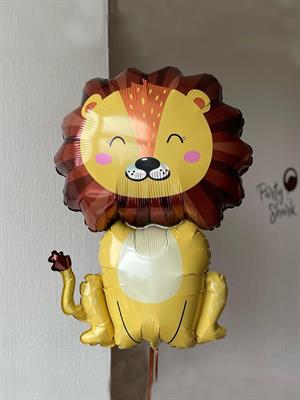 Sevimli Aslan Figürlü Folyo Balon Doğum Günü Parti Balonu 101 cm