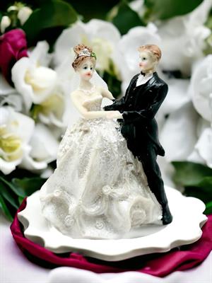 Gelin Damat Figürlü Biblo 12 Cm 50li