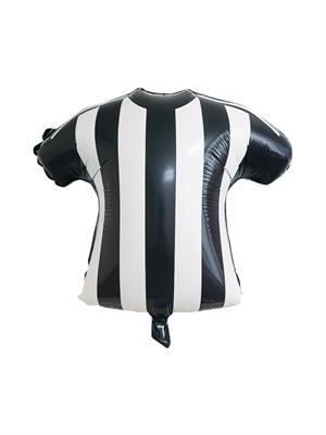 Siyah Beyaz Forma Folyo Balon Taraftar Doğum Günü Parti Balonu 45 cm