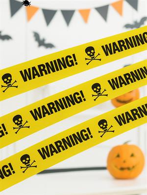 Cadılar Bayramı Uyarı Bantları Halloween Korku Bandı Parti Dekoru 6 mt