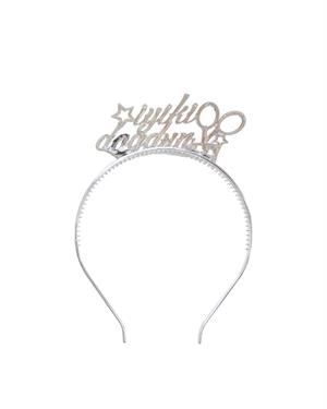 İyi Ki Doğdun Taç Gözlük Set Doğum Günü Parti Aksesuarı Gümüş