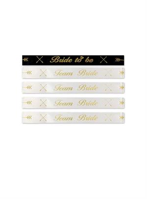 Bride Bileklik Bekarlığa Veda Parti Aksesuarı Bride-Team Bride Bileklik 5li