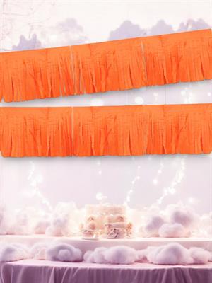 Dekoratif Püskül Süs Parti Arka Plan Süsü Turuncu