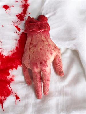 Cadılar Bayramı Kanlı El Halloween Parti Dekoru