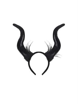 Malefiz Tacı Boynuzlu Maleficent Taç Cadılar Bayramı Parti Aksesuarı