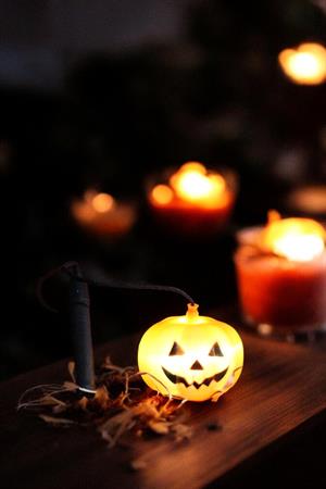 Cadılar Bayramı Işıklı Sopalı Balkabağı Halloween Parti Aksesuarı