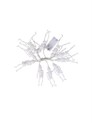 Cadılar Bayramı İskelet Figürlü Pilli Led Işık Halloween Parti Dekoru