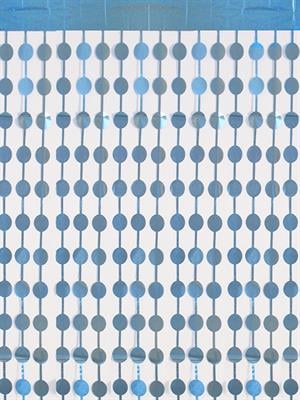 Puanlı Mat Perde Açık Mavi 1X2M