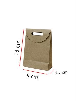 El Geçme 9x13 Cm Kraft Çanta 25Li