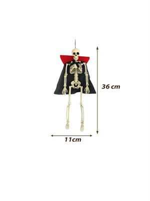 Cadılar Bayramı İskelet Damat Figürlü Asılabilir Halloween Parti Dekoru 36 cm