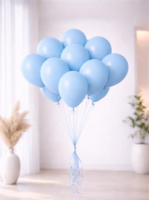 Açık Mavi Lateks Mini Balon 5 inc 12 cm 10lu