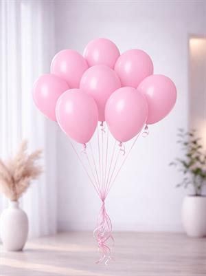 Açık Pembe Lateks Mini Balon 5 inc 12 cm 10lu