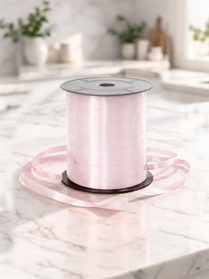 Açık Pembe Rafya Kurdele – Hediye Paketleme Balon Bağlama Şeridi 8 mm 200 Mt