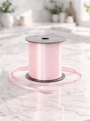 Açık Pembe Rafya Kurdele – Hediye Paketleme Balon Bağlama Şeridi 8 mm 300 Mt