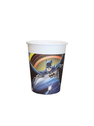 Batman Temalı Bardak Doğum Günü Karton Parti Bardağı 8li