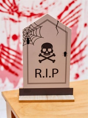 Ahşap Mezar Taşı 19x8x30 Cm