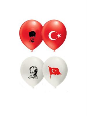 Atatürk Baskılı Balon 100'Lü