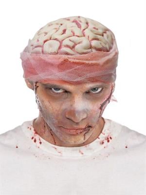 Beyin Figürlü Halloween Parti Şapkası Cadılar Bayramı Kostüm Aksesuarı 